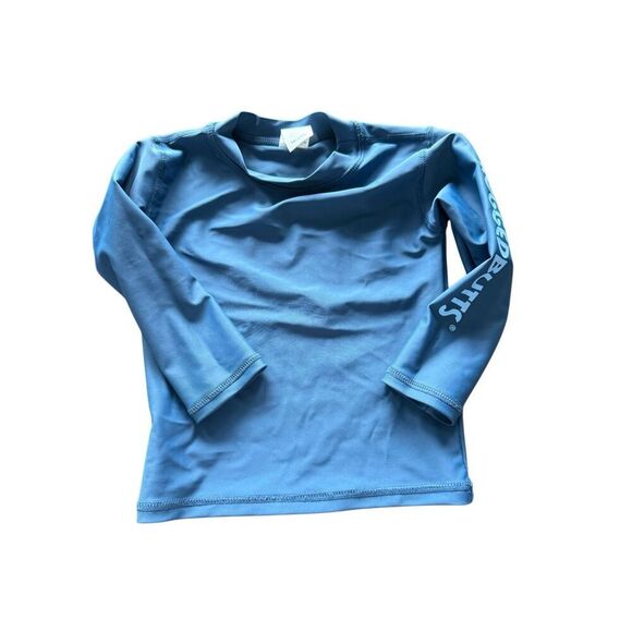 Ruggedbutts LONG SLEEVE RASH GUARD top navy blue SZ 18-24 months NEW RUFFLEBUTTS - Picture 1 of 6